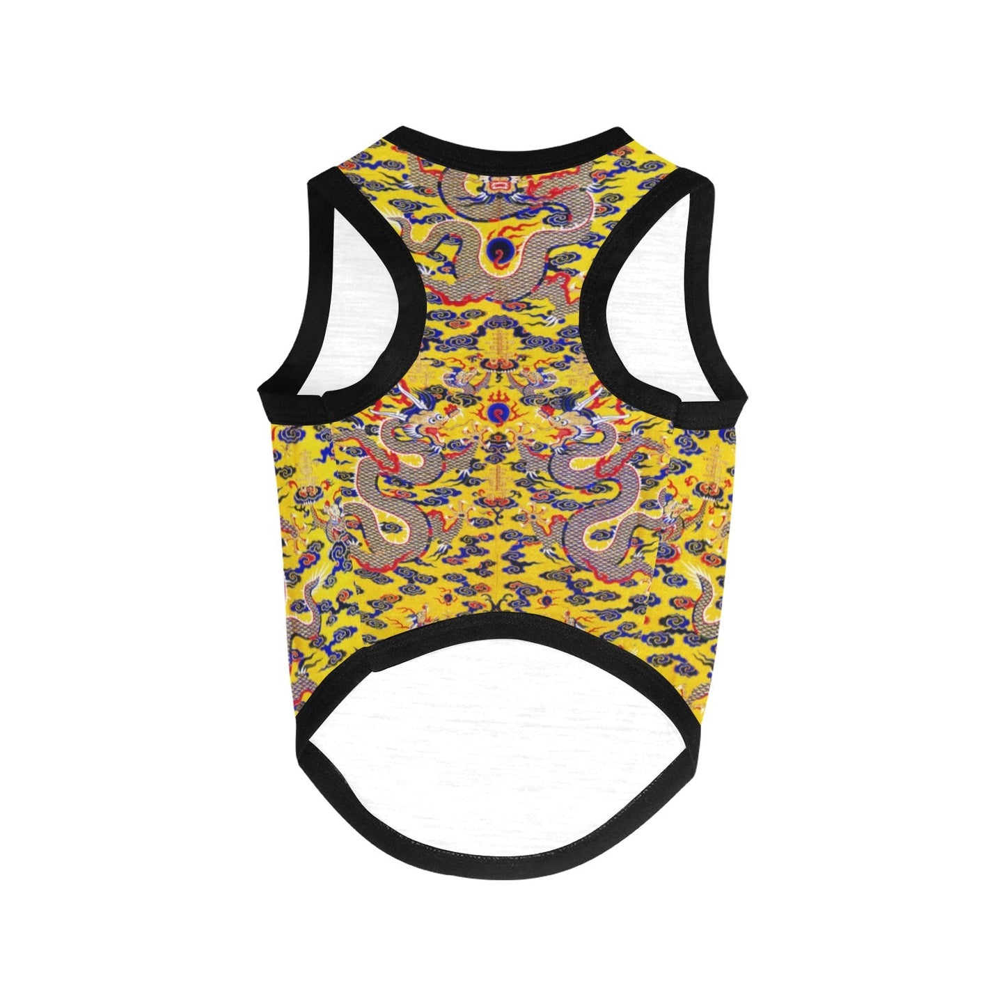 Yellow Imperial Dragon Tank Top - WoWoWear